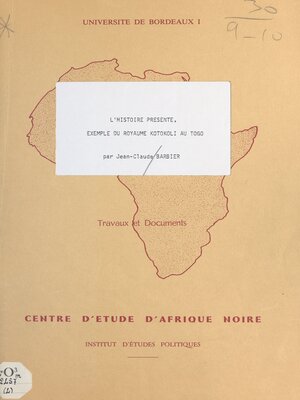 cover image of L'histoire présente